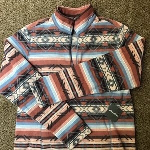 NWT Eddie Bauer 1/4 zip fleece | L